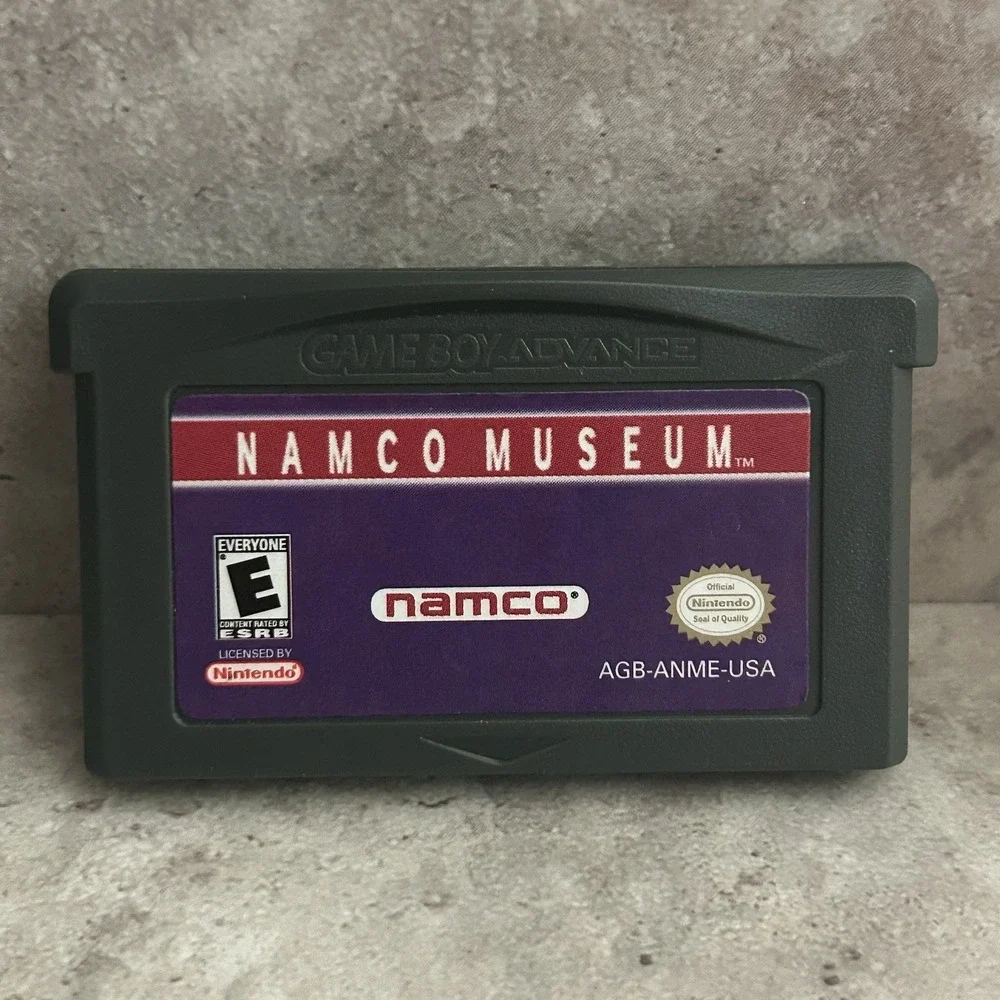 Namco Museum (Nintendo Game Boy Advance GBA, 2001) *TESTED* Includes Case